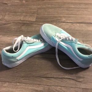 Women’s turquoise vans